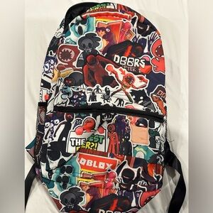 Roblox- Doors backpack, multicolor.